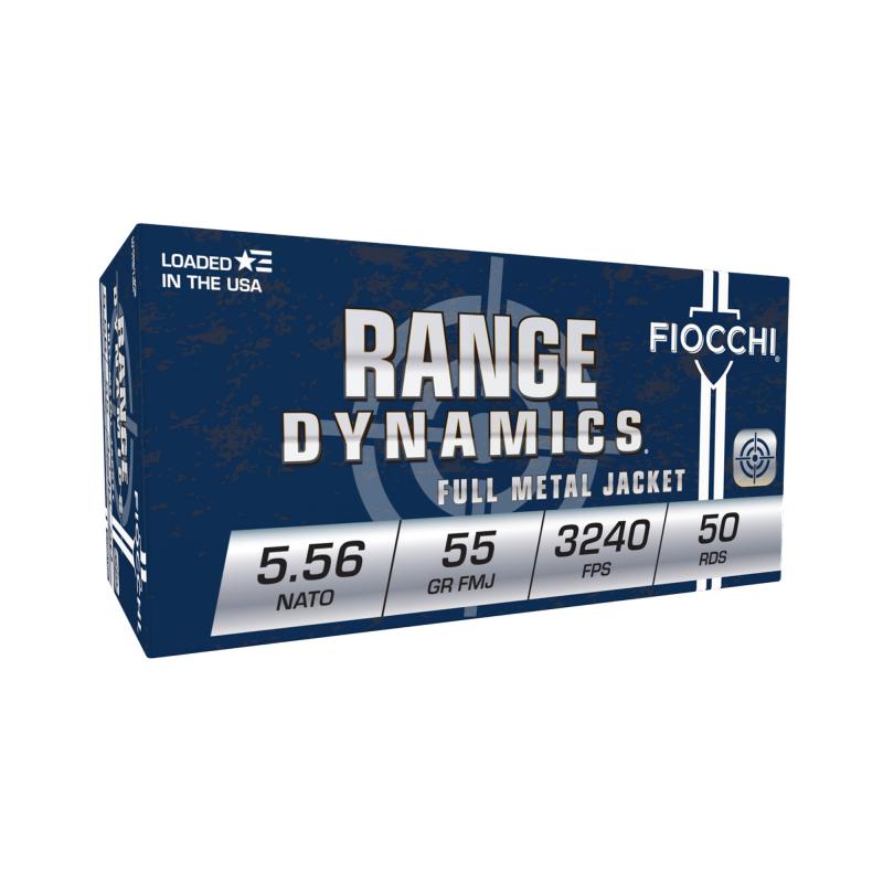 Rifle, 5.56 NATO, 55 Grain, Full Metal Jacket Boat Tail, M193, 50 Round Box 556M193L