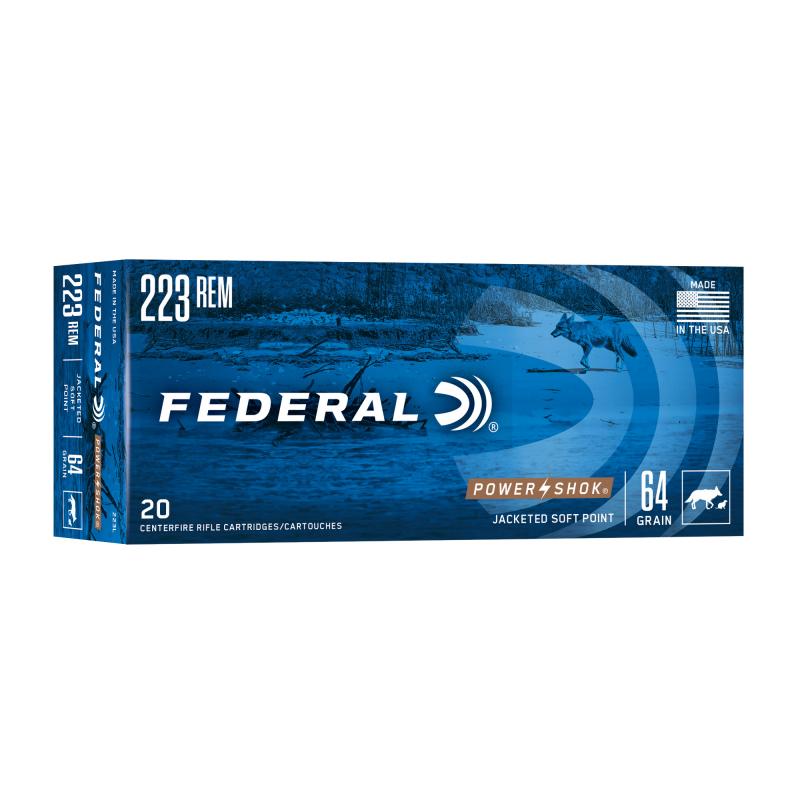 Power-Shok .223 Remington 64 Grain Soft Point