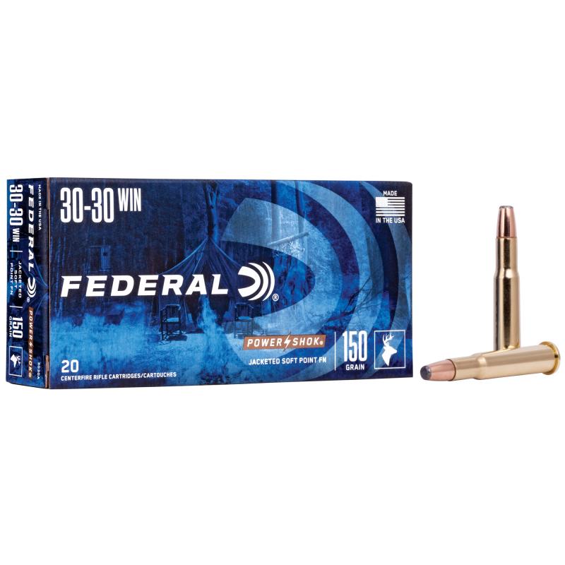 Power-Shok .30-30 Winchester 150 Grain Soft Point Flat Nose