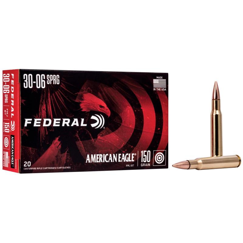 American Eagle .30-06 Springfield 150 Grain Full Metal Jacket Boattail