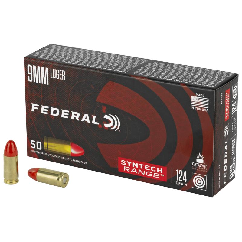 American Eagle Syntech 9mm Luger 124 Grain Total Synthetic Jacket 50 Rounds Per Box