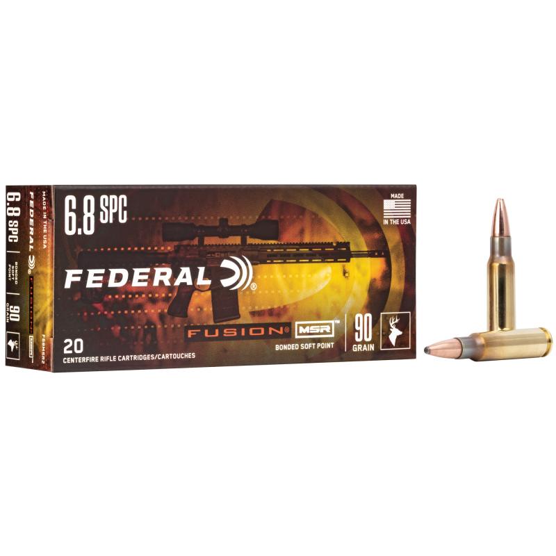Fusion 6.8 Remington SPC 90 Grain MSR