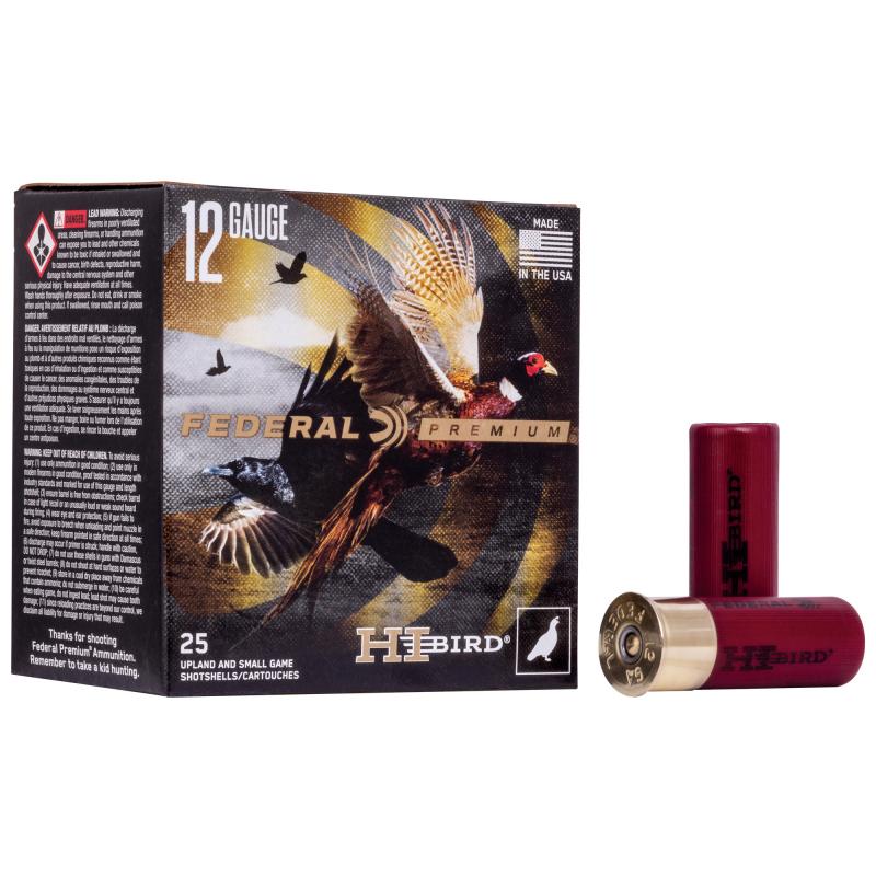 Hi-Bird, 12 Gauge, 2.75", #6, 1 1/4 oz, Shot, 25 Round Box HVF12H6