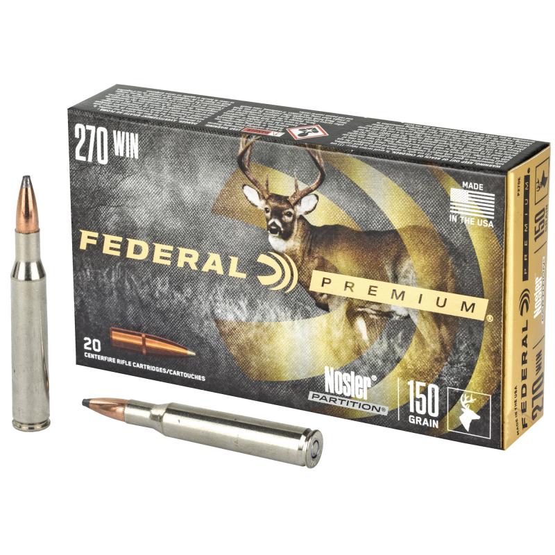 Vital-Shok .270 Winchester 150 Grain Nosler Partition