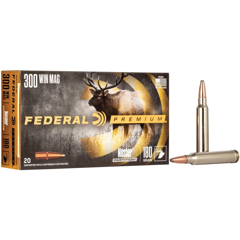 Vital-Shok .300 Winchester Magnum 180 Grain Nosler Partition