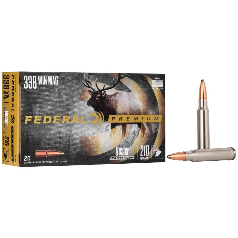 Vital-Shok .338 Winchester Magnum 210 Grain Nosler Partition