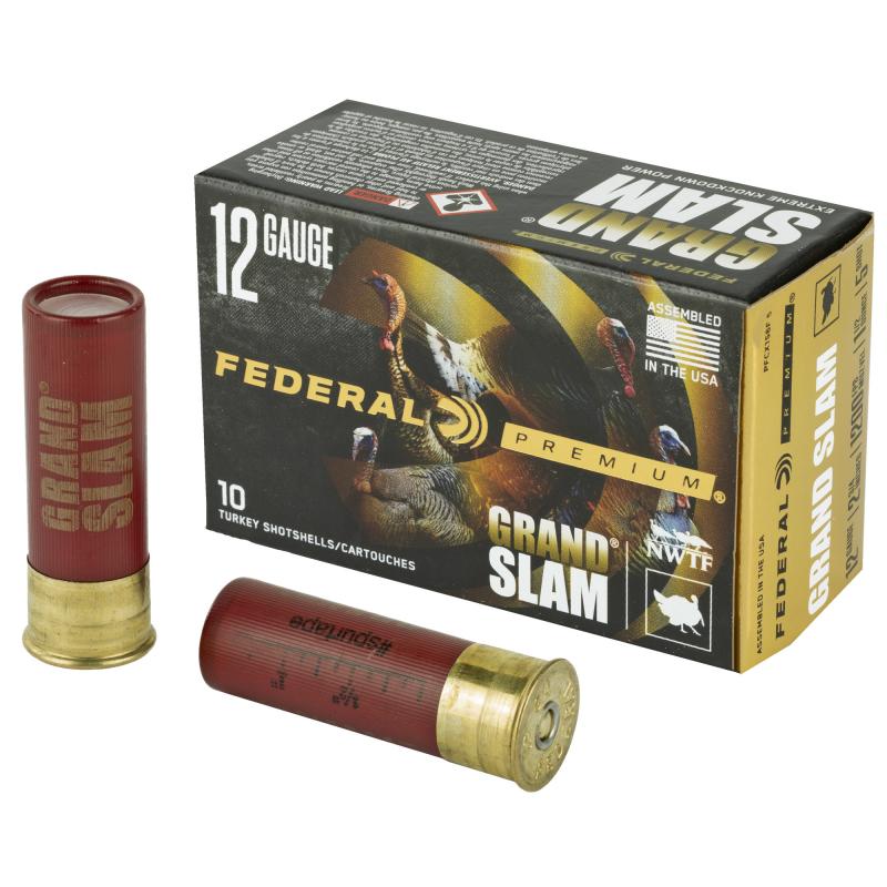 Grand Slam, 12 Gauge, 2.75", #5, 1.5 oz, Flight Control, 10 Round Box PFCX156F 5