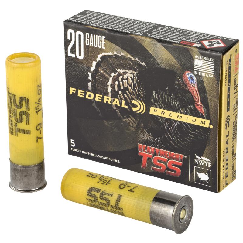 Heavyweight TSS with Flightcontrol Flex, 20 Gauge 3", 7/9 Combo, 1 5/8oz, 5 Round Box, California Certified Nonlead Ammunition PTSSX295F 79