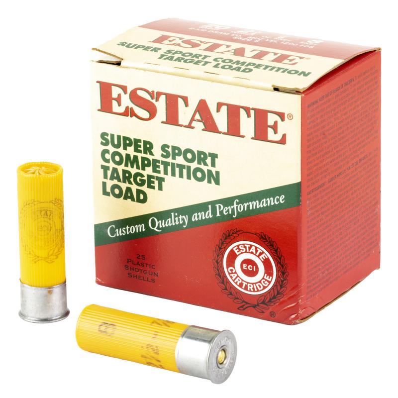 Estate, Super Sport, 20 Gauge 2.75", #8, 7/8 oz, 25 Round Box SS208