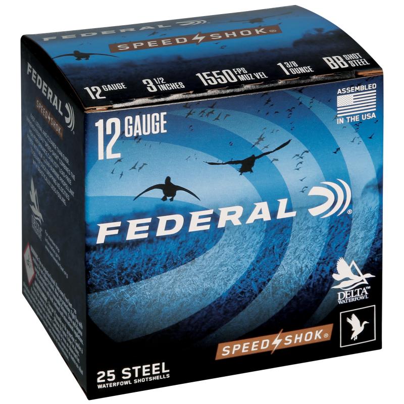 Speed-Shok Steel 12 Gauge 3.5 Inch 1550 FPS 1.375 Ounce BB Shot