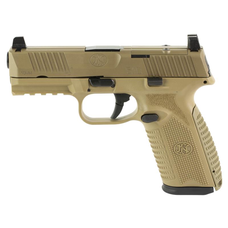 510 MRD, Semi-automatic, Striker Fired, Polymer Frame Pistol, Full Size, 10mm, 4.1" Barrel, Anodized Finish, Flat Dark Earth, Optic Height Sights, Optics Ready, 10 Rounds, 2 Magazines 66-101382