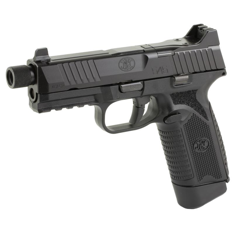 545 Tactical | 45ACP, 4.71" Threaded Barrel, Optics Ready, Black, 1 15 Rd Magazine, 1 18 Rd Magazine, Soft Case