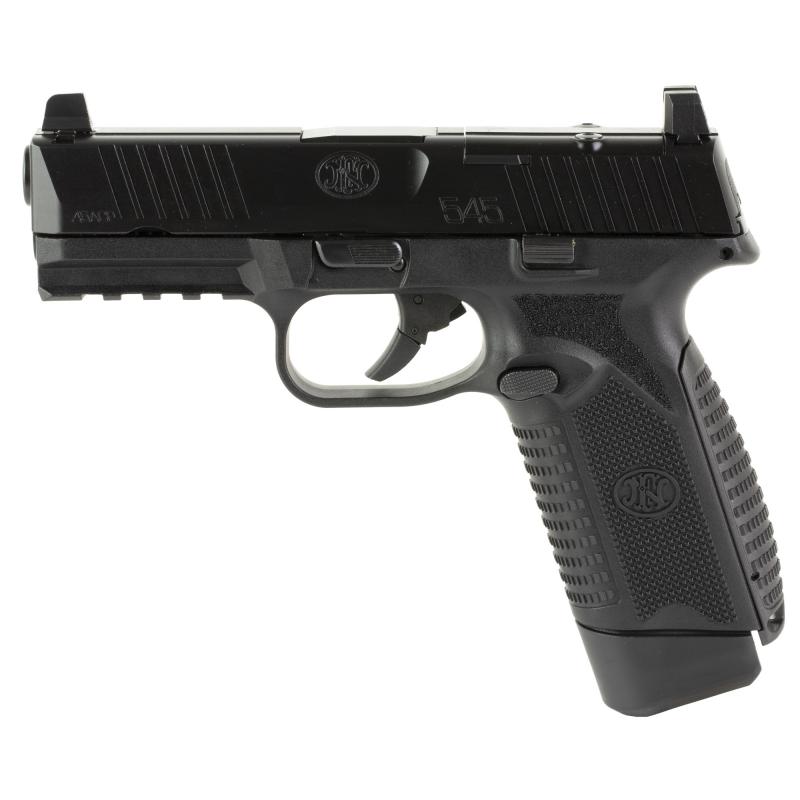 545 MRD, Semi-automatic, Striker Fired, Polymer Frame Pistol, Full Size, 45 ACP, 4.1" Barrel, Anodized Finish, Black, Optic Height Sights, Optics Ready, 15 Rounds, 2 Magazines 66-101387