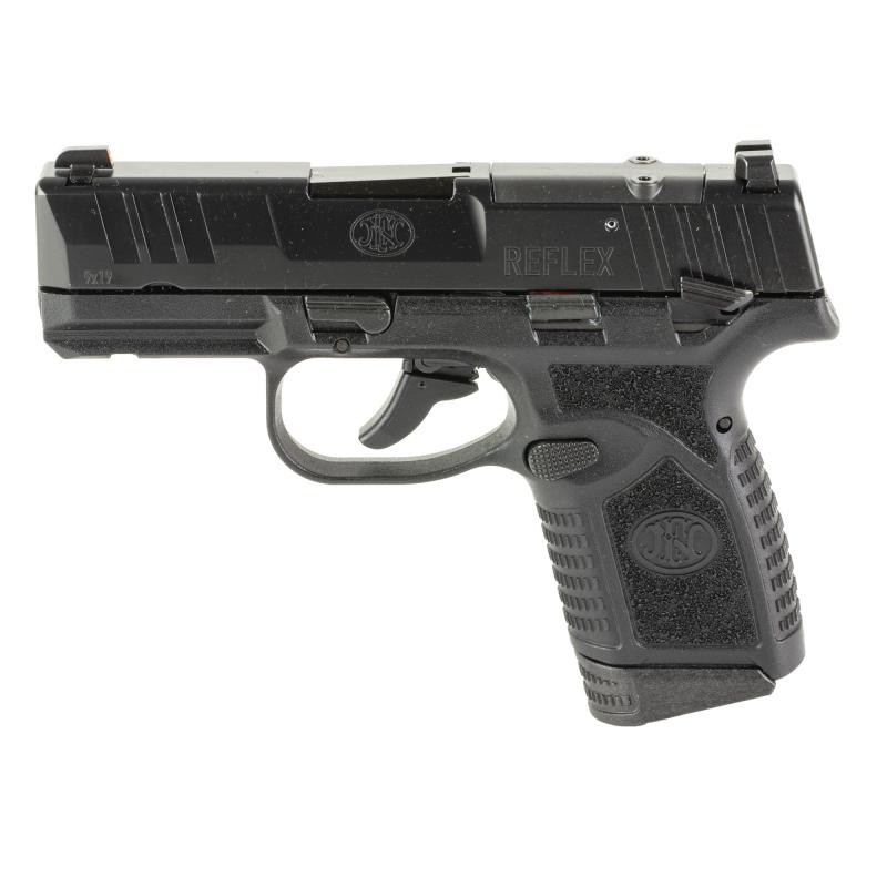 Reflex MRD, Semi-automatic Pistol, Polymer Frame, Internal Hammer Fired, Single Action Only, Micro Compact, 9MM, 3.3" Cold Hammer Forged Barrel, PVD Finish, Black, Optics Ready, Manual Safety, Tritium Front Sight, 2 Dot Rear Sight, 2 Magazines, (1) 15 Ro