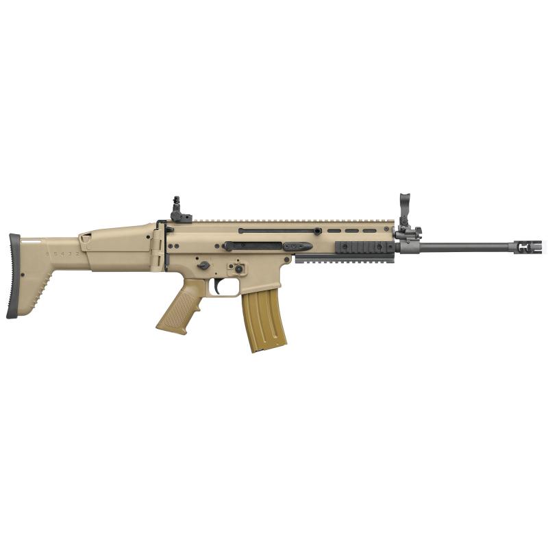 SCAR 16S NRCH | 5.56x45mm NATO, 16.25" Barrel, Flat Dark Earth, Non-Reciprocating Charging Handles (NRCH) 1 30 Round Magazine