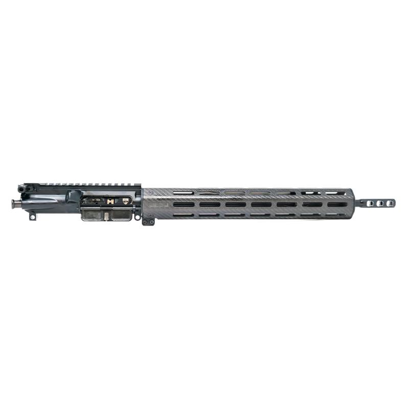 ION Ultralight, Complete Upper Receiver, Gas Operated, 556NATO, 16" Pencil Barrel, Integral 3-Port Brake, Multi-Position Adjustable Gas Block, Fits AR-15, 13" M-LOK Handguard, Matte Finish, Black, Includes Gunner Lightweight Bolt Carrier Group, Enhanced