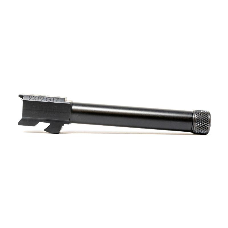 Duty Series, 1:10 Twist Barrel, 9MM, For Glock 17, Gen 2-5, Threaded 1/2X28, Nitride Finish, Black GA910N17NGQ-T