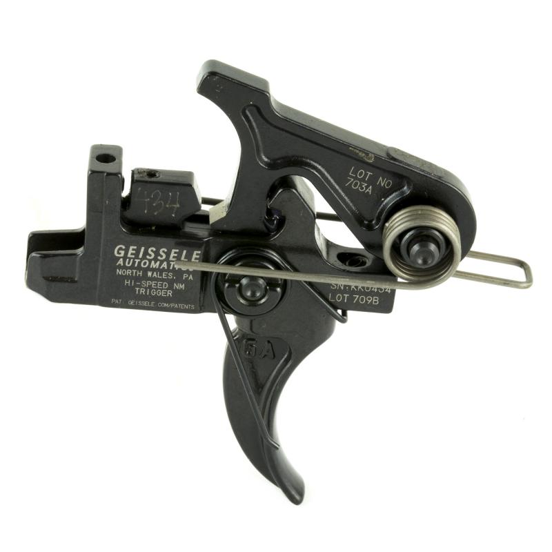 Hi-Speed National Match Trigger Set Fully Adjustable Black Oxide Finish For AR10/AR15
