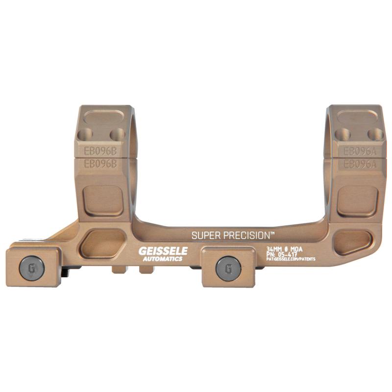 Super Precision, Mount, 34mm, Desert Dirt Color, Anodized Finish 05-417S