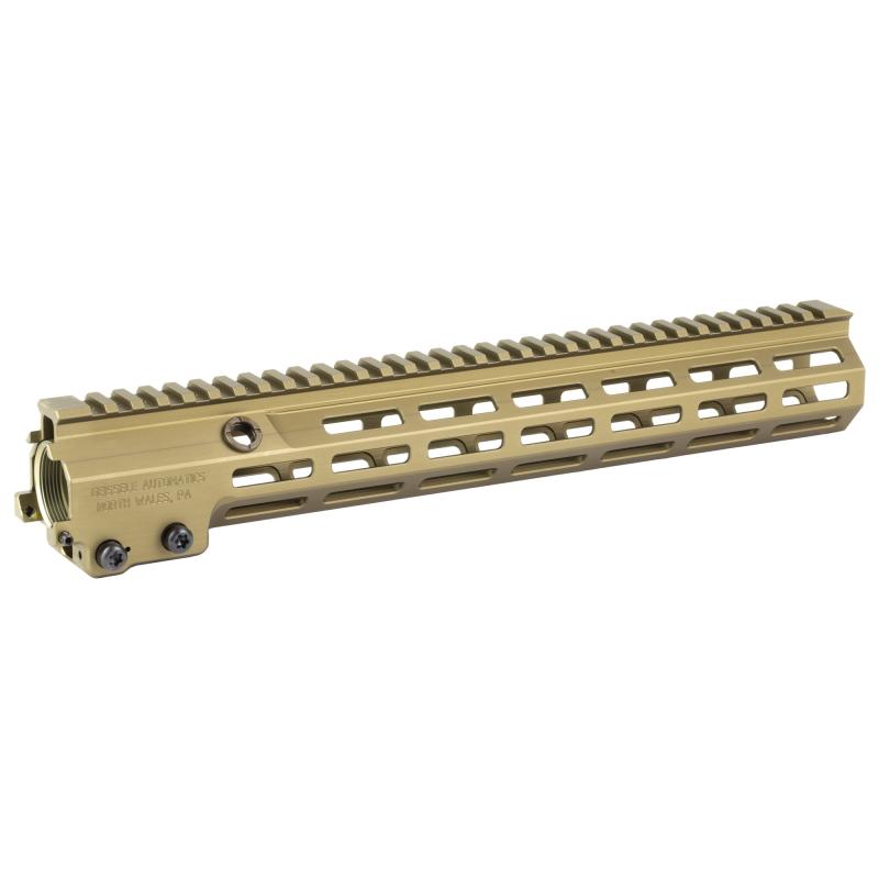 MK16, Super Modular Rail, AR15 Handguard, 13.5", M-LOK, Anodized Finish, Desert Dirt Color 05-650S
