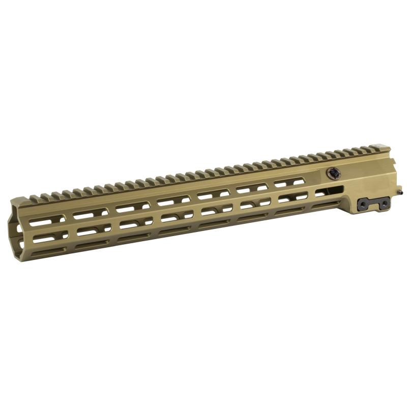 MK16, Super Modular Rail, AR15 Handguard, 15", M-LOK, Anodized Finish, Desert Dirt Color 05-792S