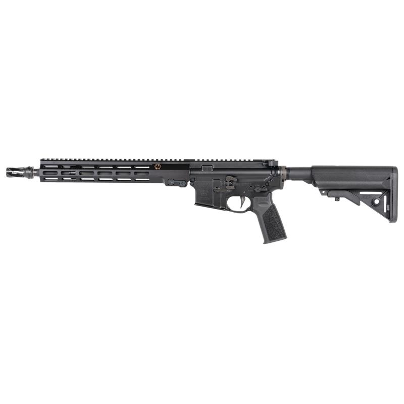Super Duty Mod1, Semi-automatic Rifle, AR, 223 Remington/556NATO, 13.9" Pinned (16" OAL), Cold Hammer Forged Barrel, 1-7 Twist, Pinned and Welded, HUXWRK QD 556 Flash Hider, Mid-Length Gas System, Anodized Finish, Black, B5 Enhanced SOPMOD Stock with QD