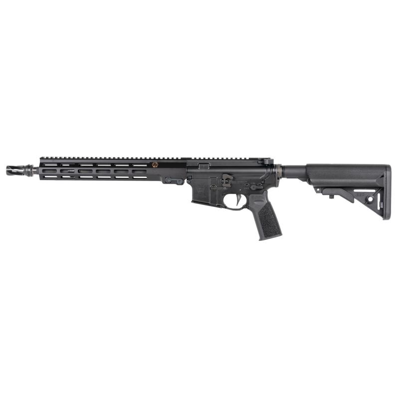 Super Duty Mod1, Semi-automatic Rifle, AR, 223 Remington/556NATO, 13.9" Pinned (16" OAL), Cold Hammer Forged Barrel, 1-7 Twist, Pinned and Welded, HUXWRK QD 556 Flash Hider, Mid-Length Gas System, Anodized Finish, Desert Dirt Color, B5 Enhanced SOPMOD St