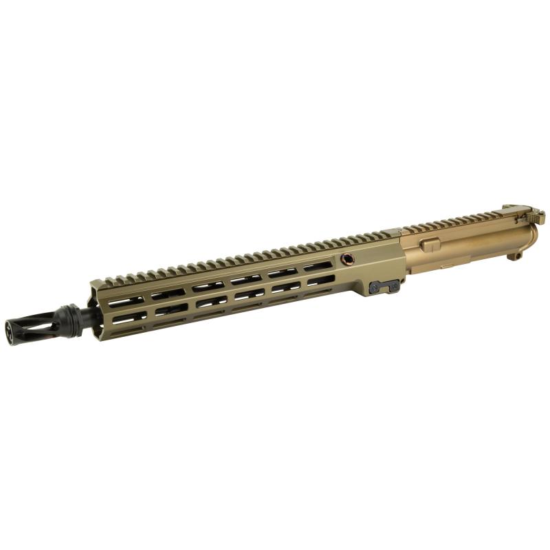 Super Duty MOD1, Complete Upper Receiver, 556NATO, 13.9" Pinned (16" OAL) Barrel, M-LOK Free Float Handguard, Geissele Airborn Charging Handle, Nanoweapon Reliability Enhanced Bolt Carrier Group, Fits AR-15, Anodized Finish, Desert Dirt Color 08-546S
