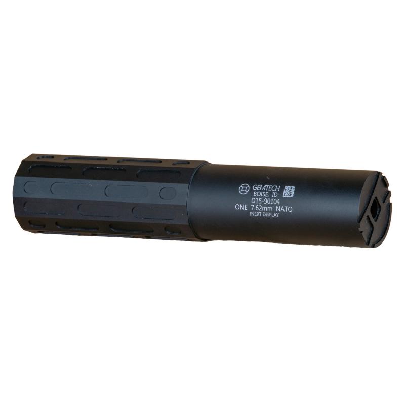 The ONE, Extreme Duty Rifle Suppressor |7.62MM, Titanium & Inconel, High-Temp Black Cerakote Finish, 5/8X24, 7.5 Inches 16.3 Ounces Quick Mount - NFA Item