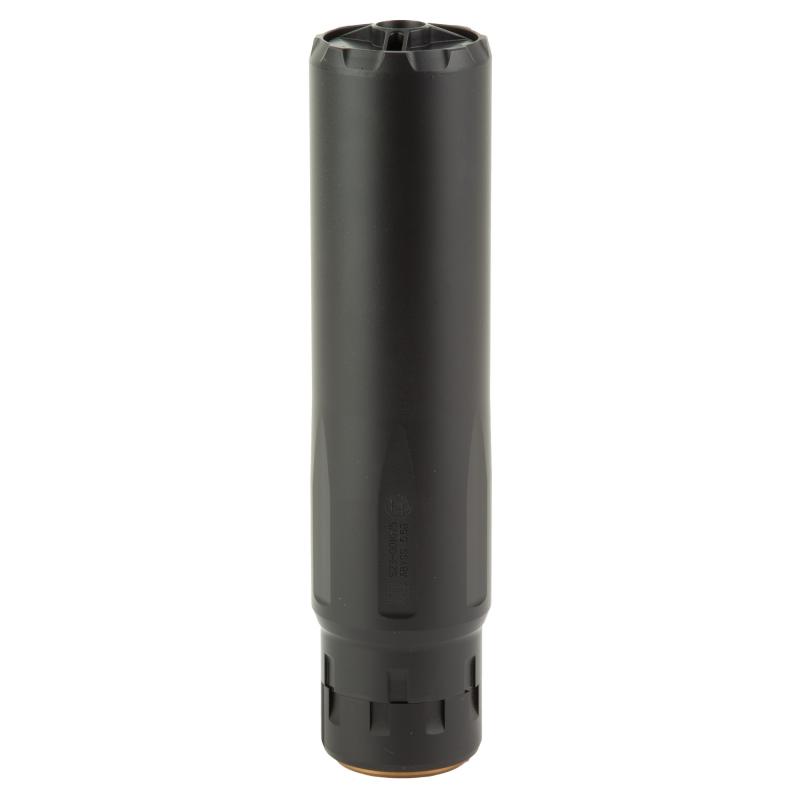 Abyss, Rifle Suppressor, 556NATO/223 Remington, Fits 1.75-24 (HUB)/ETM, Cerakote Finish, Black, Titanium Housing, 6.1" Long, 14.5 oz 13549