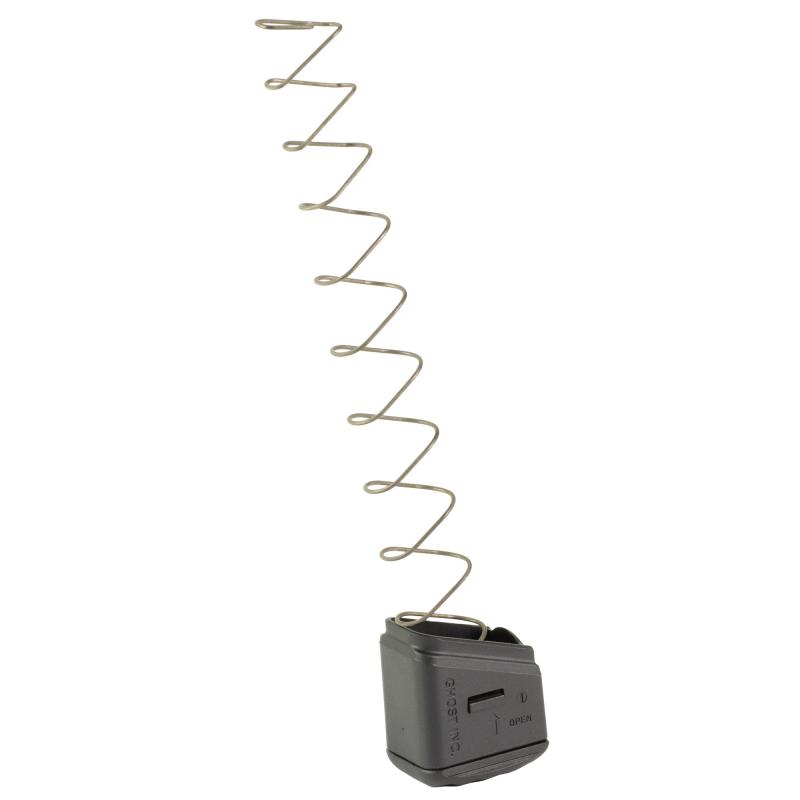 Mother of all Baseplates Gen2, Mag Extension, +6 Rounds of 9MM or 5 Rounds of 40, Fits Glock 17/22, Matte Finish, Black GHOGEN2MOABGL17-6BLK