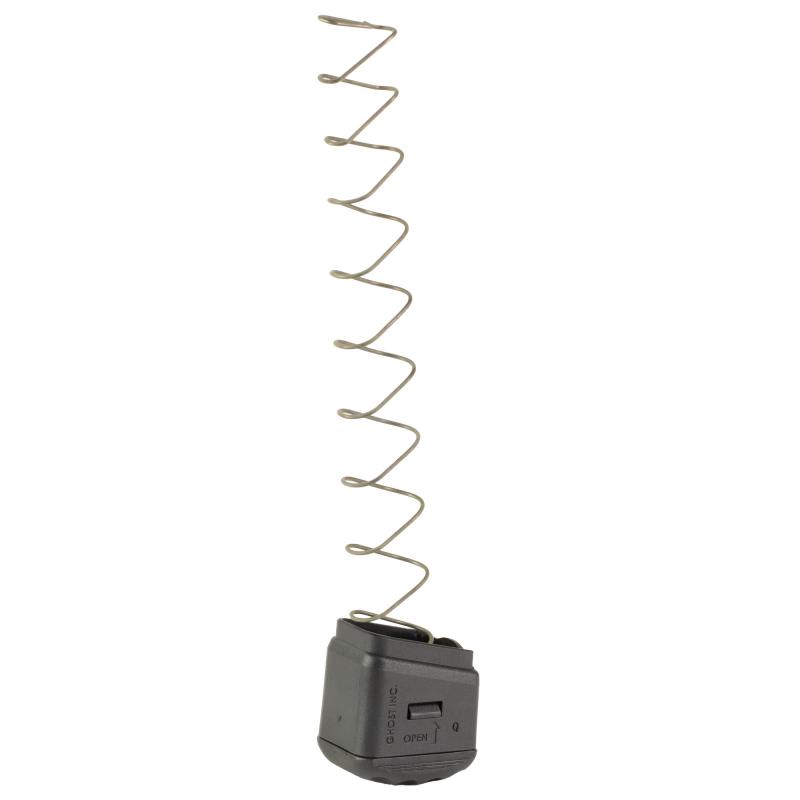 Mother of all Baseplates Gen2, Mag Extension, +6 Rounds of 9MM or 5 Rounds of 40, Fits Glock 19/23, Matte Finish, Black GHOGEN2MOABGL1923-6BLK