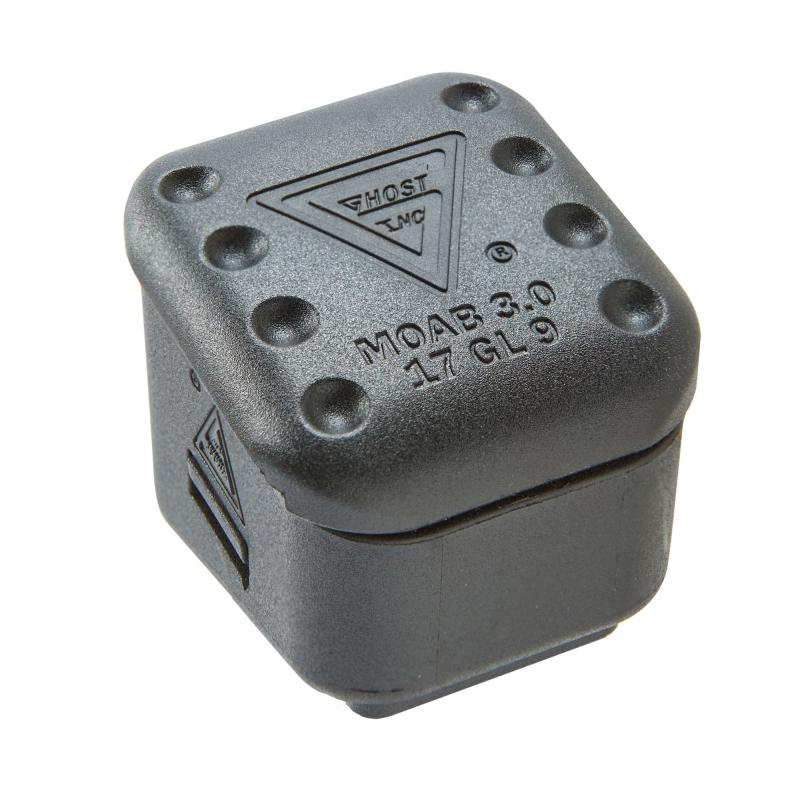 Mother of All Baseplates, Mag Extension, +6 Rounds, Fits Magpul PMAG 17, Matte Finish, Black GHOPM17-6MOAB-BLK