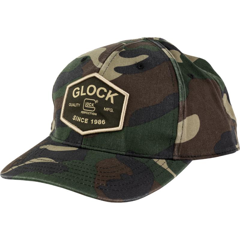 GLOCK | QuadCamo Hat With Glock Since 1986 on the front