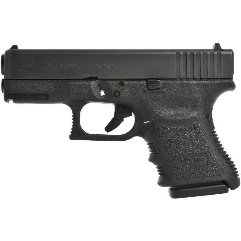 30 Short Frame Gen3 .45 ACP 3.78 Inch Barrel Fixed Sights 10 Round Made in Austria