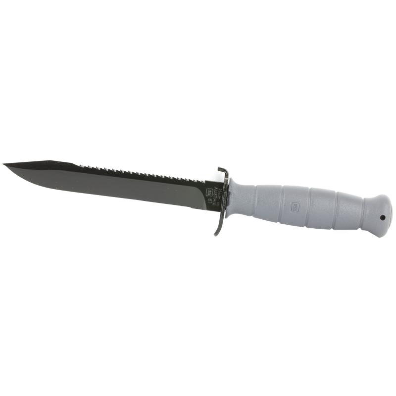 OEM Field Knife, 6.5" Fixed Blade, Root Saw, Grey, Polymer, Plain Edge KG039180