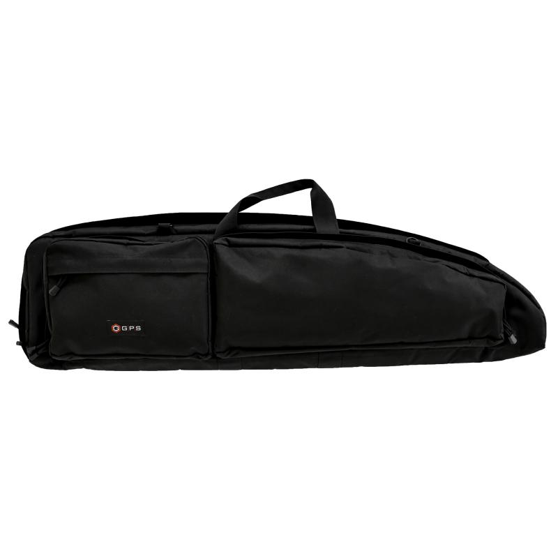 Double Bolt, Rifle Case, 50", For Scoped Rifles, Black GPS-DBRC-50-BLK