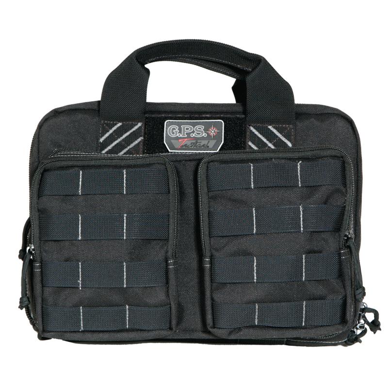 Tactical Quad +2 Pistol Cases Black
