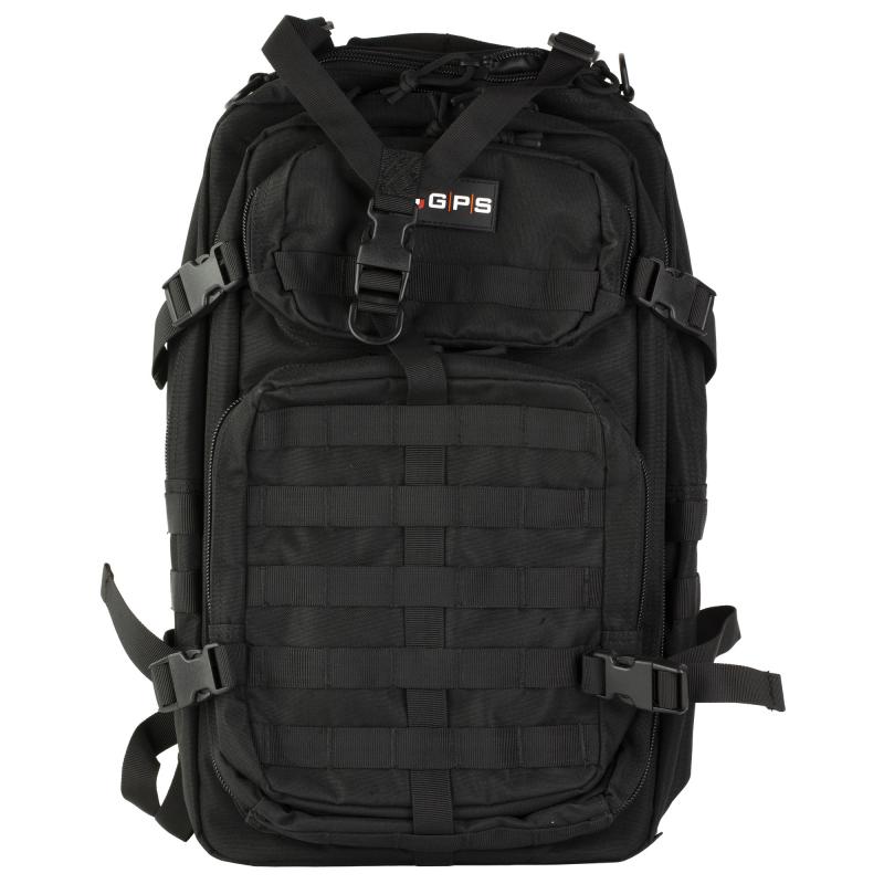 Tactical Bugout Computer Backpack, Fits Up to a 15" Laptop, 600 Denier Polyester Construction, Black GPS-T1712BPB