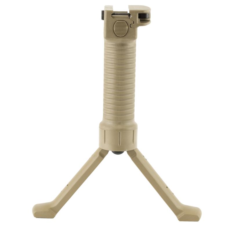 Law Enforcement Grip Pod, Fits Picatinny, All Polymer Construction, Cam Lever, Tan Finish GPS-LET-CL