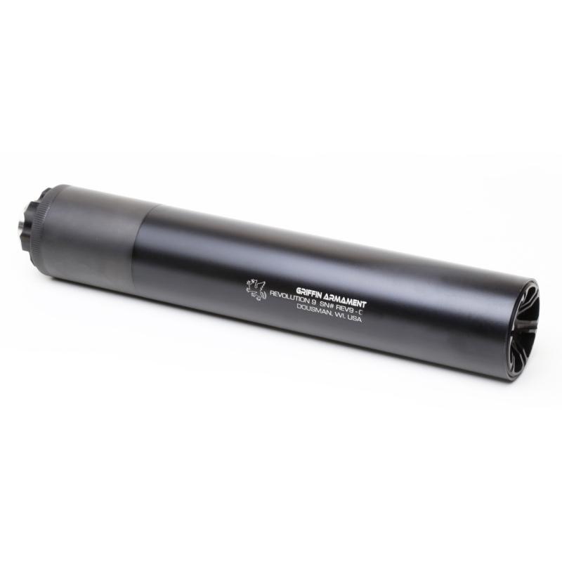 Revolution 9 | Pistol or 3 lug mount interfaces, 7.6" Long, 11.2 Oz, 9mm
