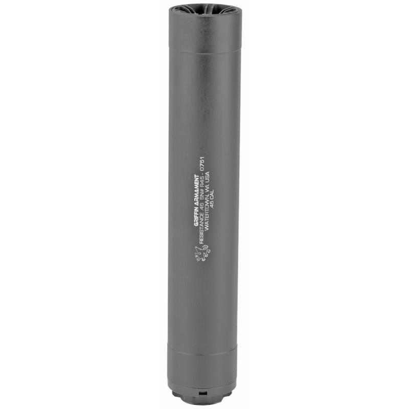 Resistance 45, 7.9", 45 ACP, 17-4PH Stainless Steel, Black Finish, 11.6oz, Includes .578x28 Piston and Take Down Tool GARS45