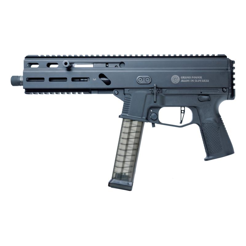 Stribog SP10A3, Semi-Automatic Pistol, 10MM, 8" Threaded Barrel, Aluminum Frame, Non-Reciprocating Charging Handle, M-LOK Rail, Matte Finish, Black, 20 Rounds, 3 Magazines, Plastic Hard Case GRP810091157152
