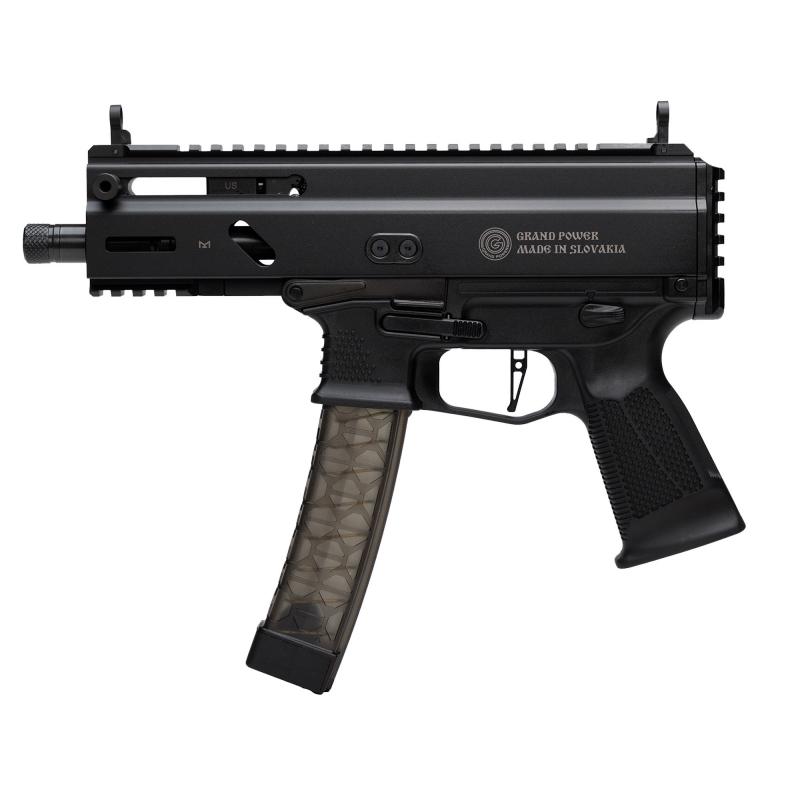 Stribog SP9A3S, Semi-Automatic Pistol, 9MM, 5" Threaded Barrel, Aluminum Frame, Non-Reciprocating Charging Handle, M-LOK Rail, Matte Finish, Black, 30 Rounds, 3 Magazines, Plastic Hard Case GRP8588005808590