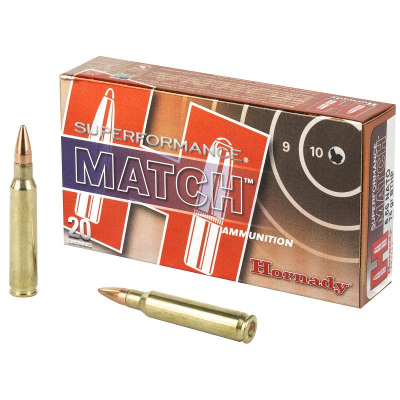 Superformance 5.56mm NATO 75 Grain Boattail Hollow Point Match