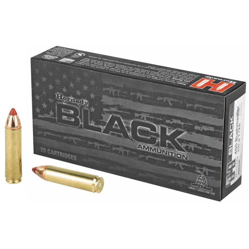 BLACK, 450 BUSHMASTER, 250 Grain, Flex Tip, 20 Round Box 82246