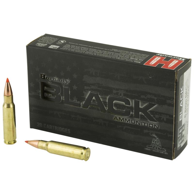 Black 6.8mm Remington SPC 110 Grain V-Max