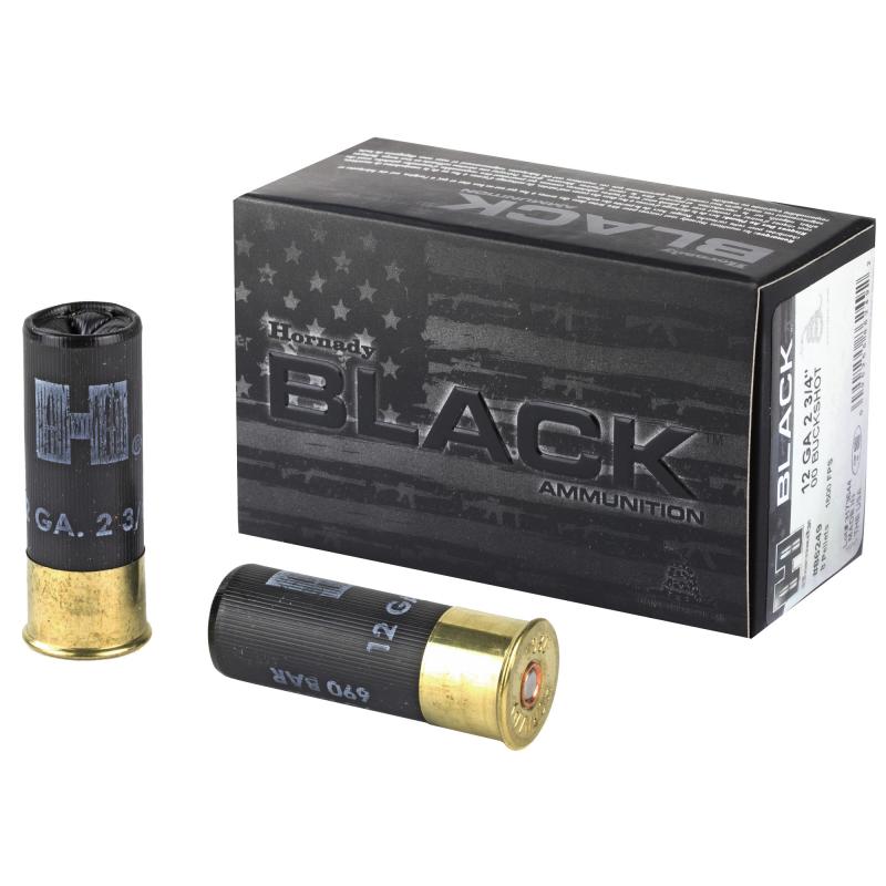 Hornady Black 12 Gauge 2.75 Inch 00 Buckshot 10 Per Box