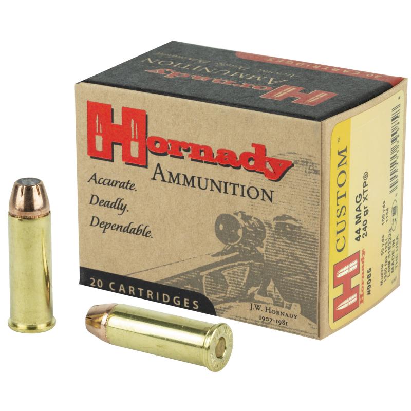 Custom .44 Remington Magnum 240 Grain Jacketed Hollow Point XTP