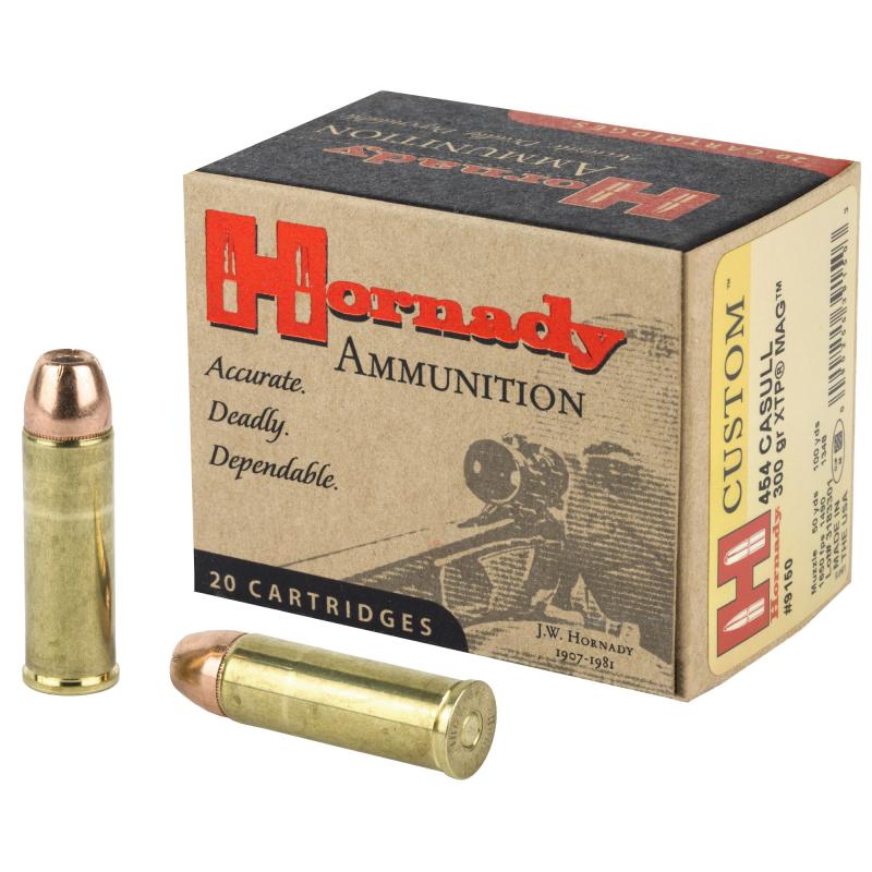 Custom .454 Casull 300 Grain Jacketed Hollow Point XTP